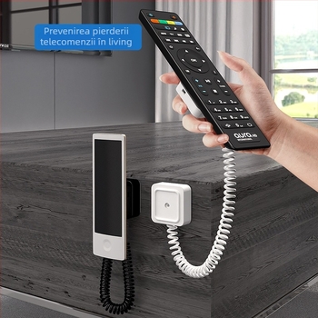 Suport universal pentru telecomandă cu atașare magnetică a cablurilor – model B100, greutate 35 g, service post-vânzare: doar înlocuire