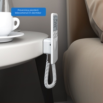 Suport universal pentru telecomandă cu atașare magnetică a cablurilor – model B100, greutate 35 g, service post-vânzare: doar înlocuire