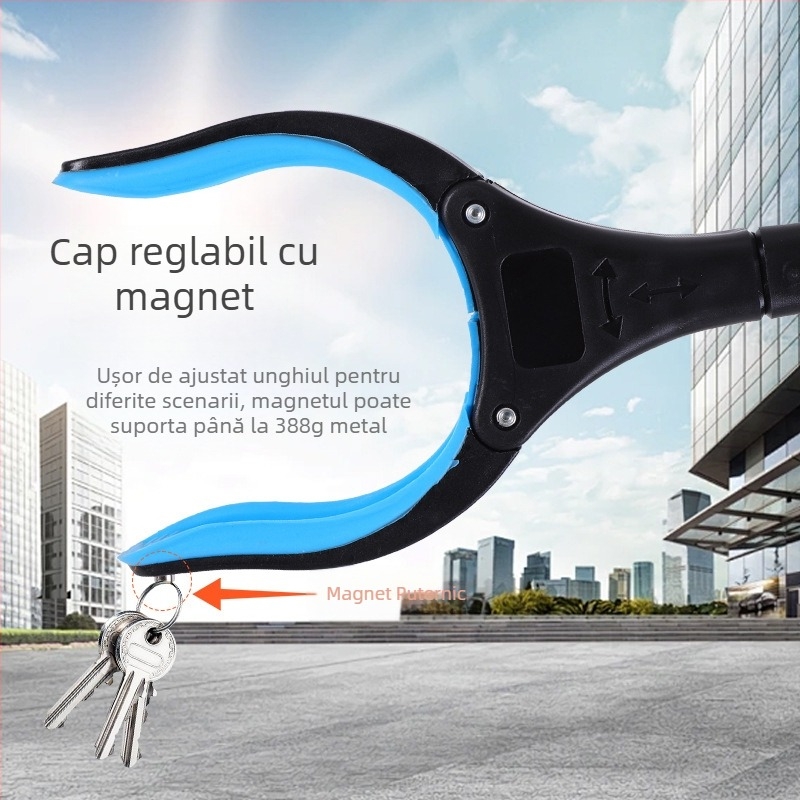 Jie Han clește pliabil pentru gunoi, aliaj de aluminiu, personalizare disponibilă, pachet de 60 de bucăți