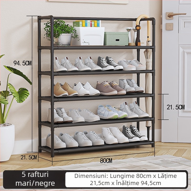 Raft pentru pantofi cu mai multe niveluri – plastic, protecție împotriva prafului, stil modern minimalist pentru depozitare; Material: plastic; Proces: personalizare mostră; Stil: modern minimalist; Funcție: depozitare
