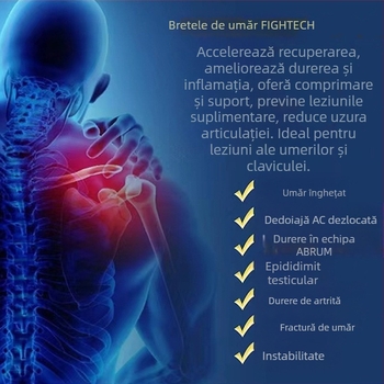 Bandă de umăr din neopren cu curele de compresie reglabile, pentru adulți, protecție de umăr pentru baschet