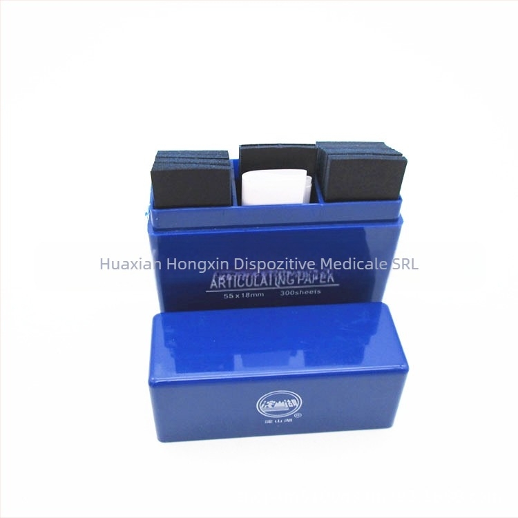 Hârtie ocluzală dentară, de unică folosință, 65 g, pentru adulți, parfum trandafiri