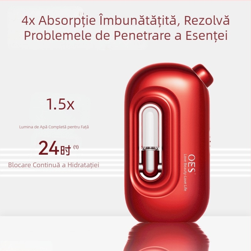 Spray facial de hidratare cu infuzie de oxigen — atomizor automat de mână, construcție din plastic, personalizare disponibilă, pentru uz casnic