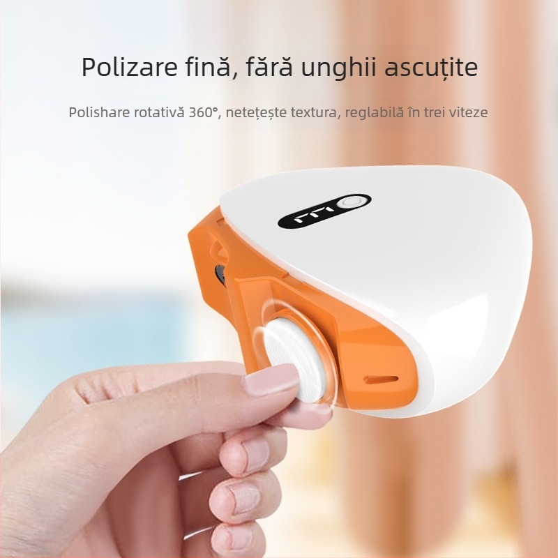 Wochuan Polisor de unghii – plastic, fișier electric pentru unghii, model Nail polisher, greutate 300 g, include: aparat, manual, cablu de date