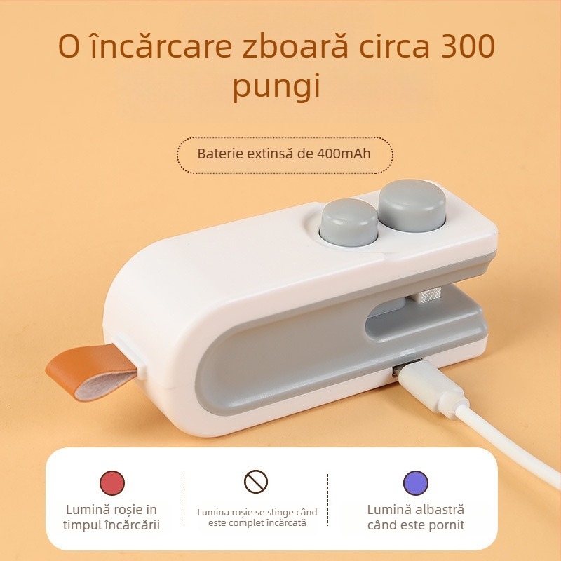 Mașină de sigilat pungi din plastic - mini sigilare pentru uz casnic - model YY-0881, 5V