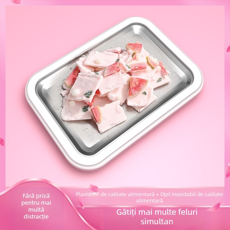 Mașină de înghețată cu fructe din oțel inoxidabil, dreptunghiulară, 301–500 ml, fără priză, prelucrare personalizabilă