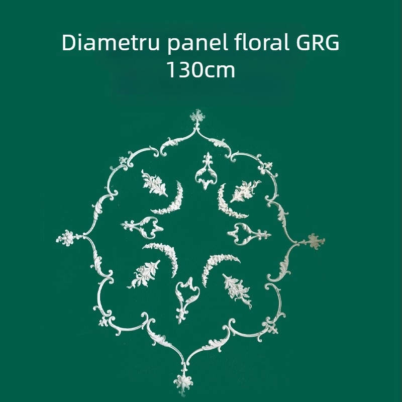 Sprijin de grindă din gips cu model arc semicerc — ornamente din gips, relief, simplitate modernă