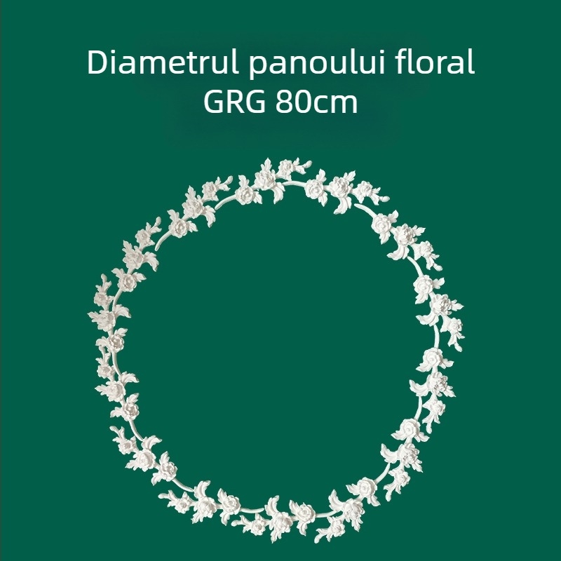 Sprijin de grindă din gips cu model arc semicerc — ornamente din gips, relief, simplitate modernă