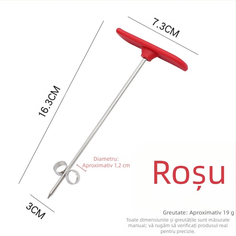 Chef Ji Qixiu Tocător multifuncțional din oțel inoxidabil + PP cu role spirală și tăietor pentru castraveți