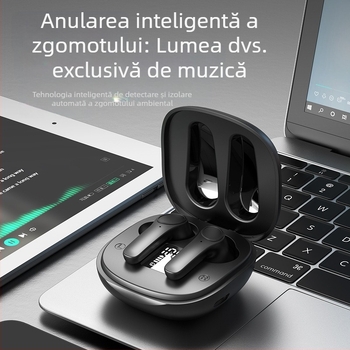 Căști Wireless Bluetooth B11 cu ANC, IPX4, Bluetooth 5.0, stereo, autonomie până la 4h