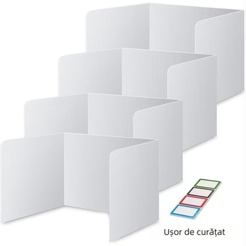 Divizor de birou din PP pentru intimitate, utilizare în birou, rezistent la apă și ușor de curățat, personalizabil