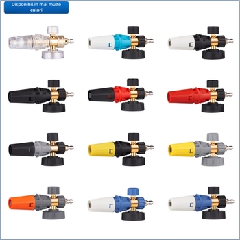 Stropitor de spumă cu pistol de înaltă presiune, duză transparentă în formă de ventilator, aliaj de electroplacare