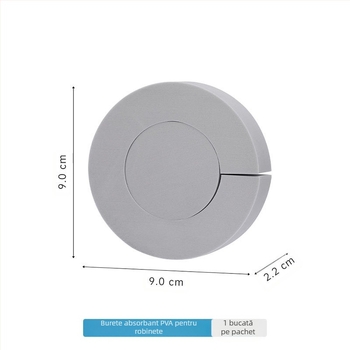 Nicholson burete PVA absorbent pentru curățarea robinetului – rotund, impermeabil, 15 g