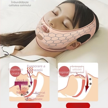 Centură de corecție a respirației orale, material Lycra, stil minimalist, brand Bright