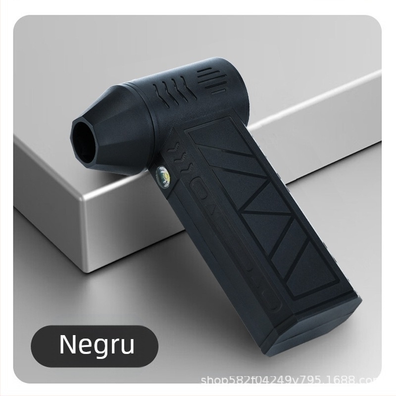 Ventilator portabil mini cu motor fără perii, baterie reîncărcabilă de 4000 mAh, 4 trepte de viteză a aerului, zgomot 51–60 dB, greutate 326 g