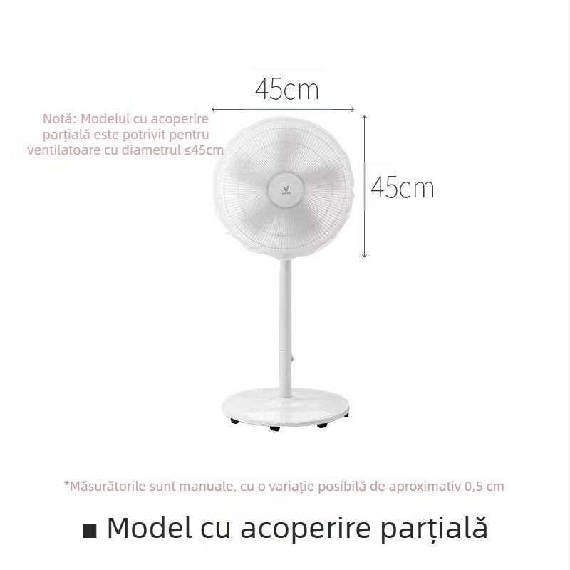 Capac praf ventilator PVC | universal pentru ventilatoare verticale de podea | brand Xuanjin | stil modern minimalist | personalizabil