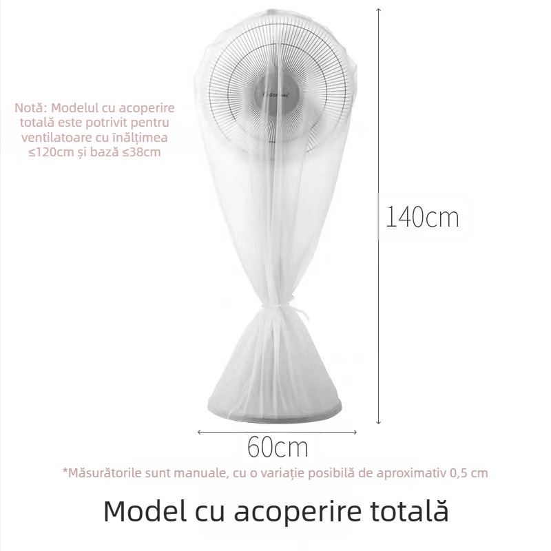Capac praf ventilator PVC | universal pentru ventilatoare verticale de podea | brand Xuanjin | stil modern minimalist | personalizabil