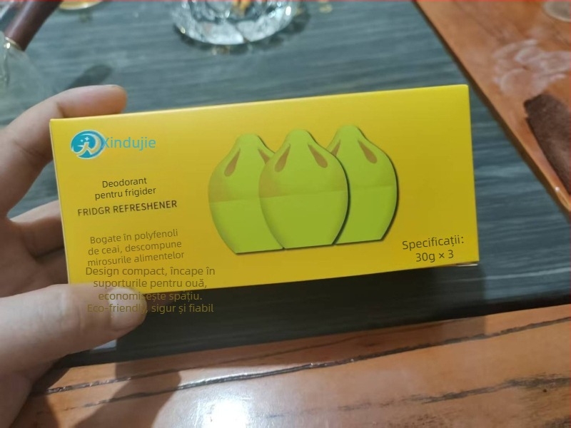 Deodorizant pentru frigider – în formă de ou, cu parfum proaspăt, conținut net 50, cutie 100 de bucăți.