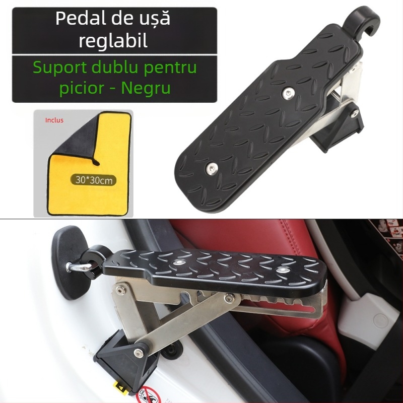 Pasul pentru ușa mașinii, suport rabatabil pentru acoperiș – aliaj de aluminiu, Lion Tourui