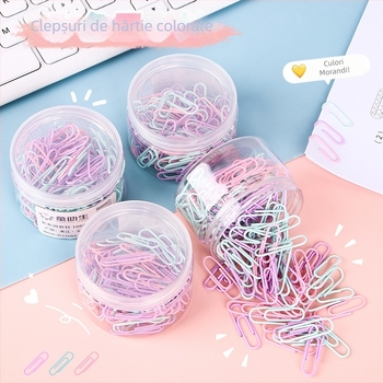 Student Assistant clips metalice pentru hârtie, ambalate în cutie, 100 bucăți pe cutie, 2160 cutii pe carton