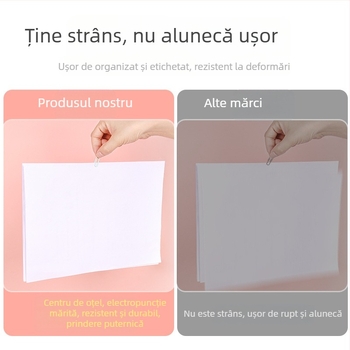 Student Assistant clips metalice pentru hârtie, ambalate în cutie, 100 bucăți pe cutie, 2160 cutii pe carton