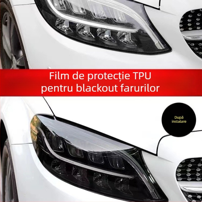 Film TPU pentru faruri și lumini spate ale mașinii — rezistent la zgârieturi, schimbare de culoare, film protector transparent