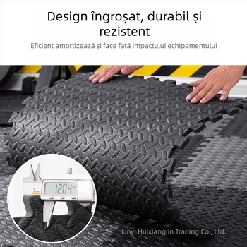 Covor din EVA spumă interconectat, antiderapant, antisismic, îngroșat, pentru sală de sport acasă și dojo de arte marțiale