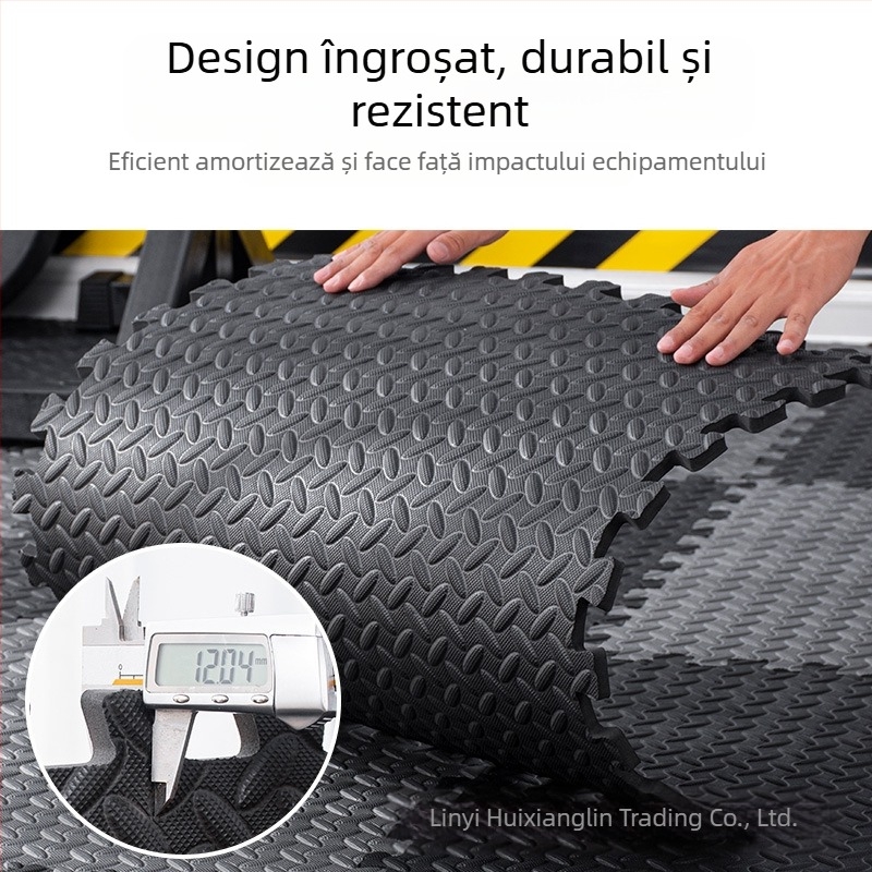 Covor din EVA spumă interconectat, antiderapant, antisismic, îngroșat, pentru sală de sport acasă și dojo de arte marțiale