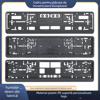 Set ramă pentru plăcuța europeană, modele XC-W041, XC-W040, XC-W123; material PP plastic; marcă Wen Shuai