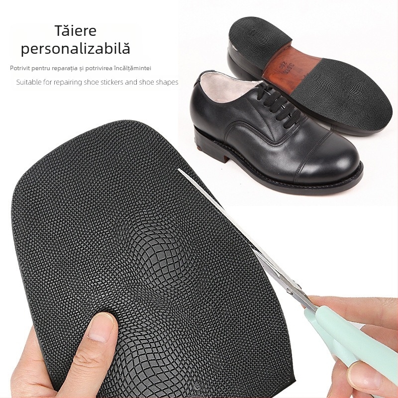 Autocolant pentru talpă cu model crocodil, din cauciuc, potrivit pentru vară, iarnă, primăvară și toamnă.