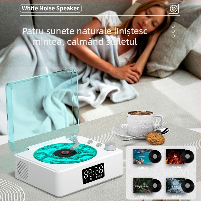 Lampa Bluetooth cu baterie încorporată și difuzor — iluminare ambientală de masă, sunet de înaltă fidelitate