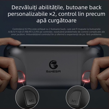 Gamepad cu fir X2pro-xbox versiune, conectare USB-C, compatibil Xbox XGP și HID Android, fără vibrații
