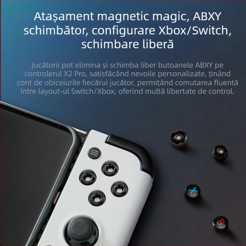 Gamepad cu fir X2pro-xbox versiune, conectare USB-C, compatibil Xbox XGP și HID Android, fără vibrații