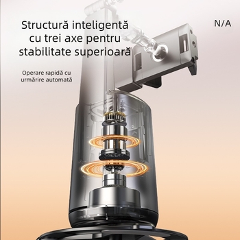 A200 gimbal inteligent de urmărire cu recunoaștere facială AI, filmare panoramică, lumină de umplere încorporată, fără instalare
