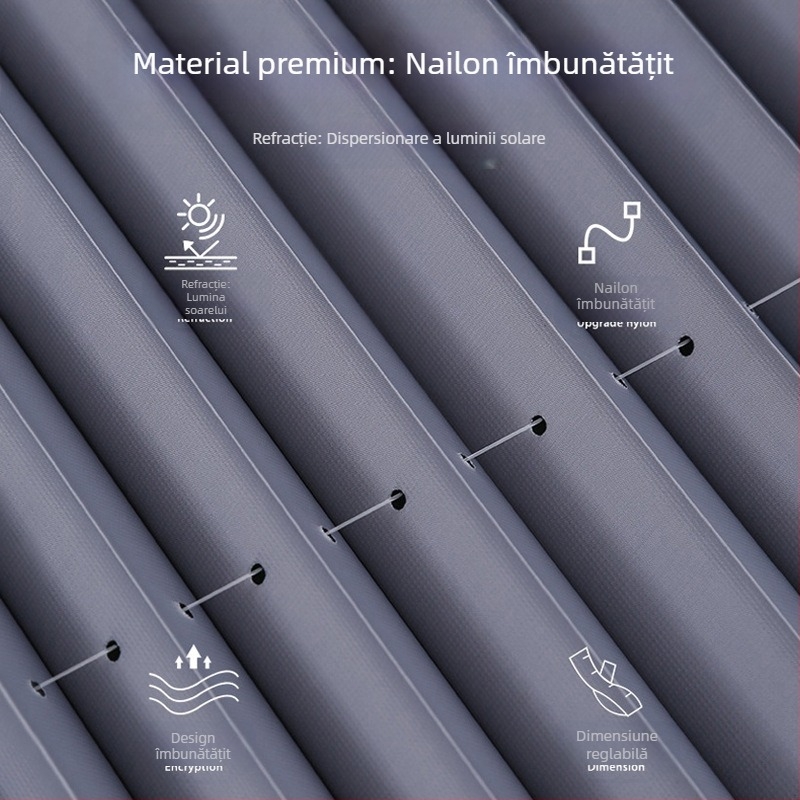 Parasolar auto retractabil pentru parbrizul frontal al vehiculului (Material: folie de aluminiu; Montaj: manual; Compatibil cu: Toyota; Model: unic; Stil: simplu)