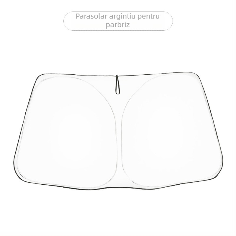 Cortină pentru parbrizul frontal, compatibilă cu Tesla Model Y și Model 3, cu șase straturi, izolație termică