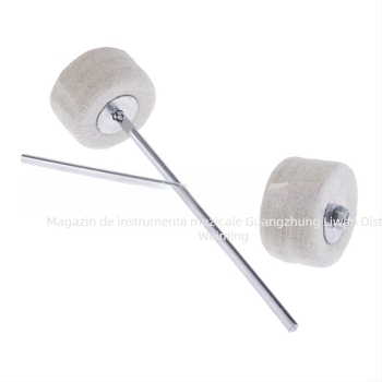 Accesorii pentru set de tobe – Cap universal de mallet, Cap de cioc, pedală dublă, filc