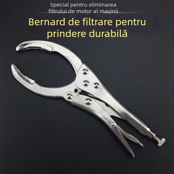 Cheie filtru de ulei, tip clamp, pentru întreținere auto, unealtă demontaj/montaj filtru, Brand KUNTAI, Greutate 0.5