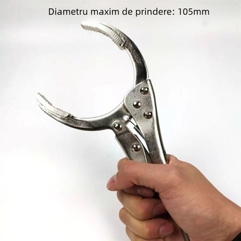Cheie filtru de ulei, tip clamp, pentru întreținere auto, unealtă demontaj/montaj filtru, Brand KUNTAI, Greutate 0.5
