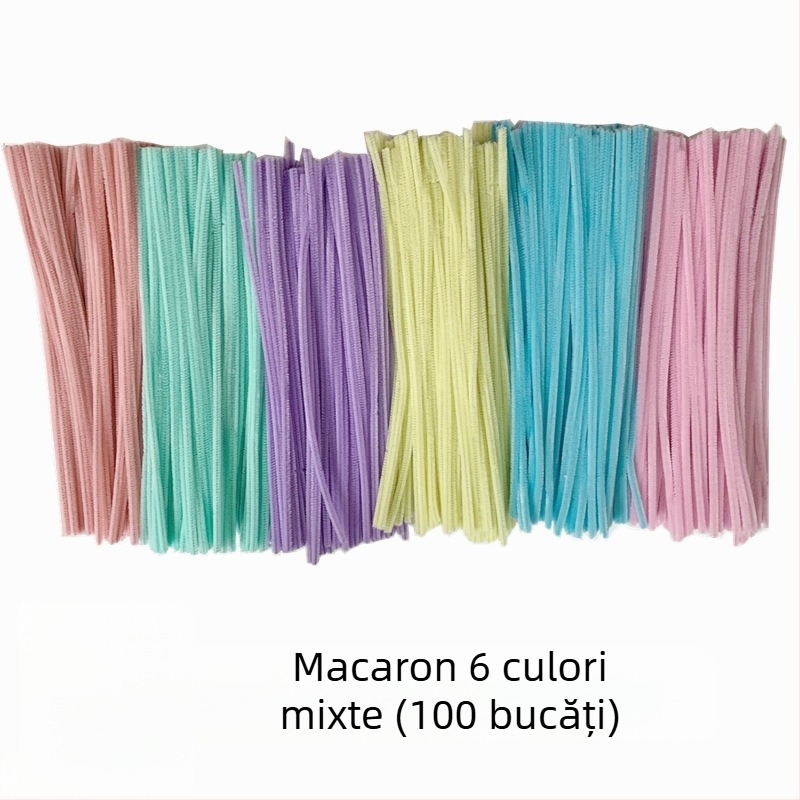 Kit din pluș cu bețe răsucite, dragonule – jucărie educativă de demontare și asamblare pentru adolescenți, Ella Toys