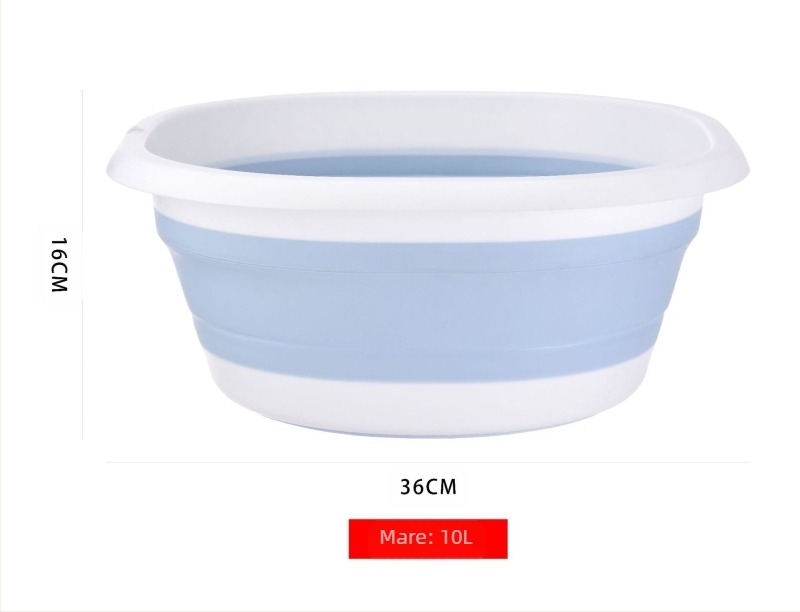 Vas de spălat pliabil din plastic pentru bebeluși – portabil, pentru exterior sau cămin