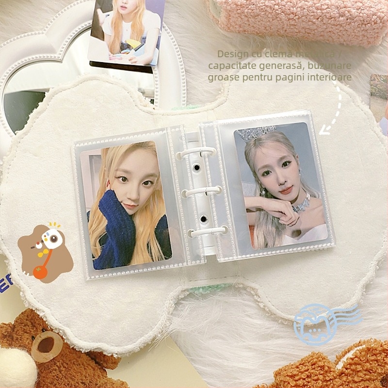 Hewu album foto pluș, stil Korean-ins, cu foi detașabile, 20 de pagini