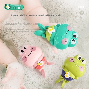 Jucărie de apă cu arc pentru copii: broscuța și țestoasa pentru baie, din plastic, 4–6 ani