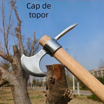 Set de unelte de supraviețuire din oțel inoxidabil: topor de gheata, cioc de gheata, cioc cruce, cioc de alpinism