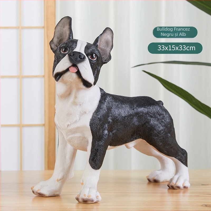 Sculptură din rășină Golden Retriever pentru decor exterior de grădină - figură de animal, Brand Chiyo