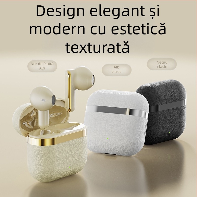 Căști Bluetooth wireless, in-ear, cu reducere a zgomotului, ecran digital, model privat, Bluetooth 5.4