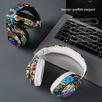 Headset Bluetooth pentru cap, USB 3.0, BT 5.0, baterie 200 mAh, suport HSP/HFP