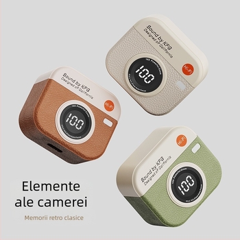 Căști Bluetooth Q86 - In-Ear, anulare zgomot, rază de 10 m, Bluetooth 5.0, afișaj digital