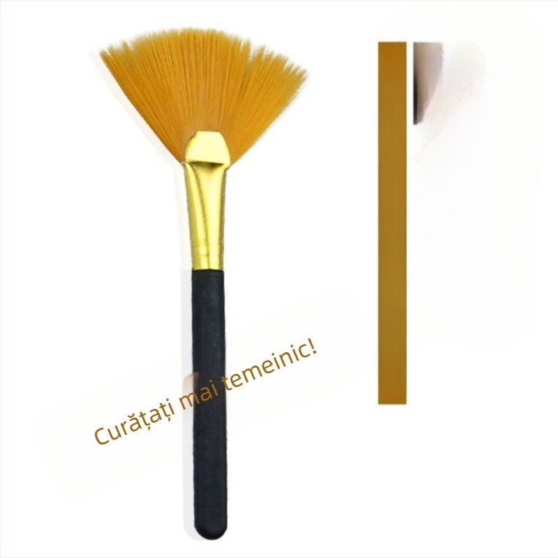 Perie de curățare a tastaturii, formă de ventilator, plastic, 0.005 kg, pentru notebook, telefon mobil, computer, cameră digitală