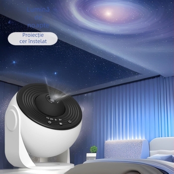 Lampa de proiecție a Lunii cu lumină din Calea Lactee, alimentare USB, montaj pe birou, control non-smart